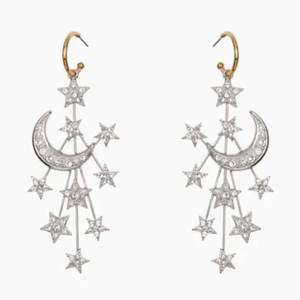 Jennifer Behr Azriel Earrings in Crystal